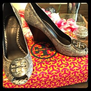 Tory Burch Wedges - like new!